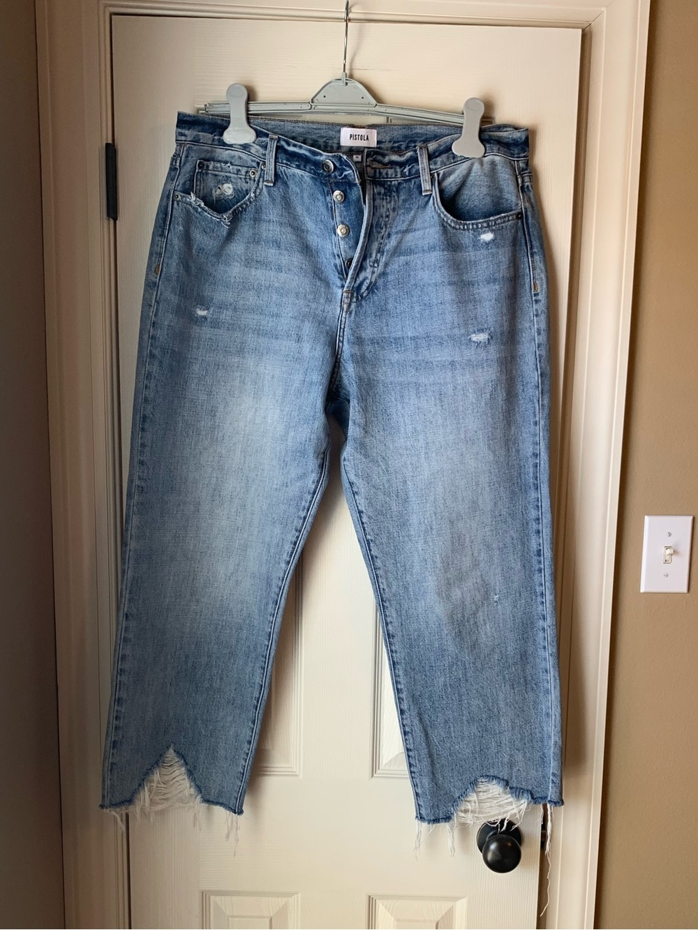 Like New - Pistola - Raw hem Jeans - Size 32